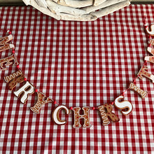 Load image into Gallery viewer, Gingerbread Merry Christmas Bunting