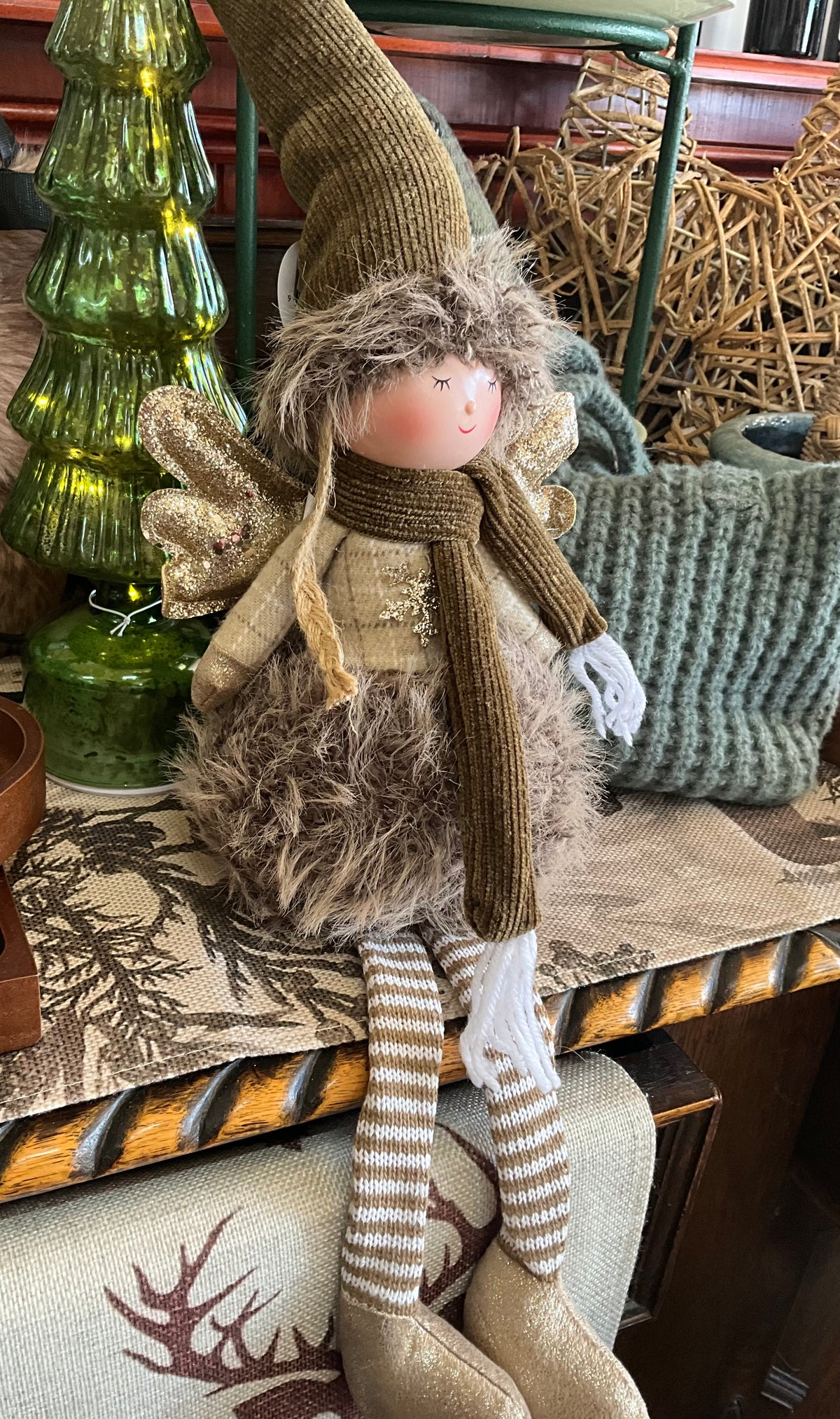 Brown Gold Angel