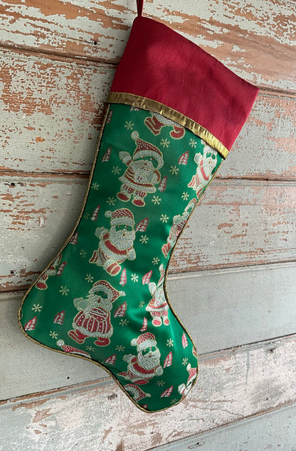 Retro Santa Stocking
