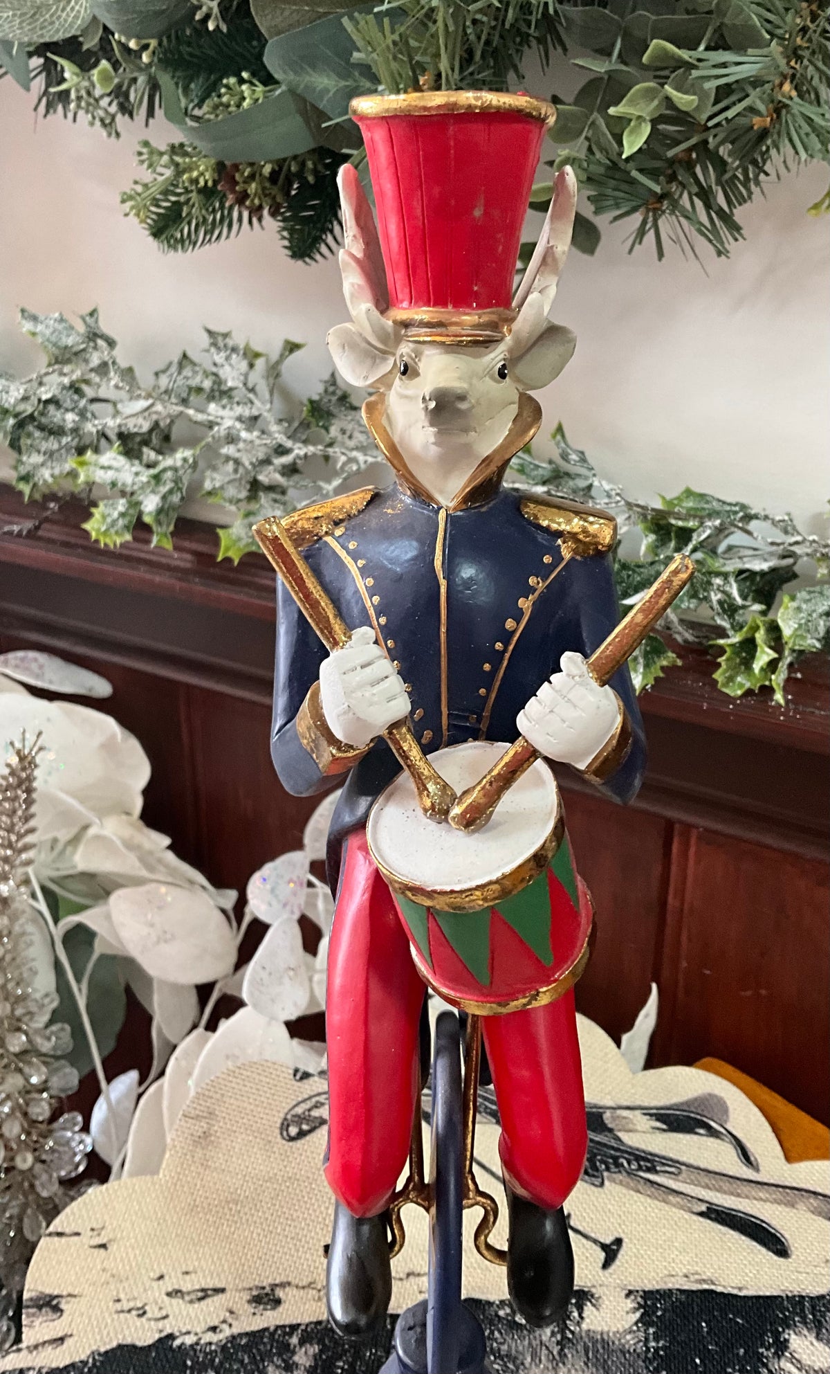 Nutcracker Reindeer with Drum