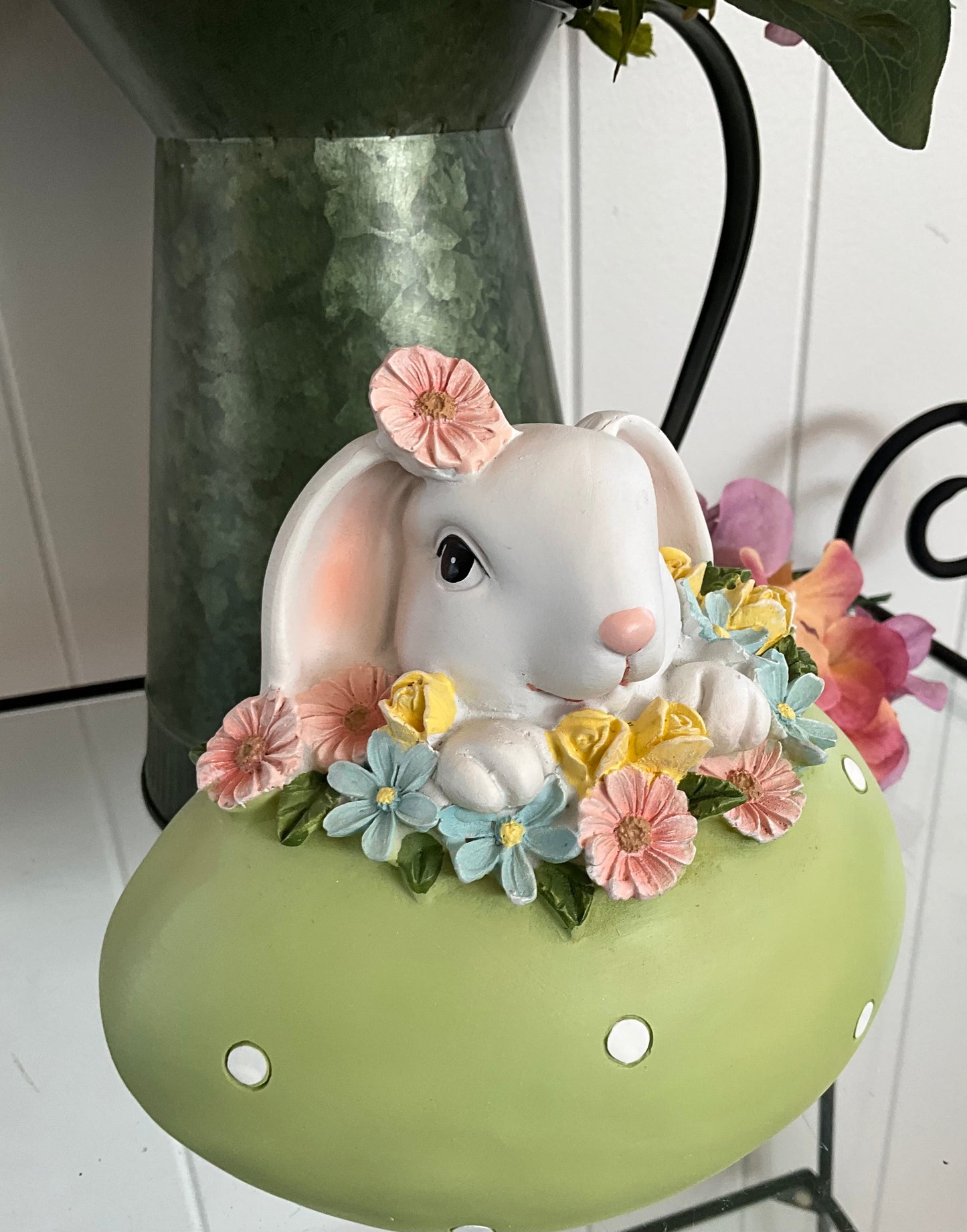 Green Egg with Bunny