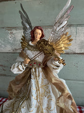 Load image into Gallery viewer, Gold Angel Tree Topper