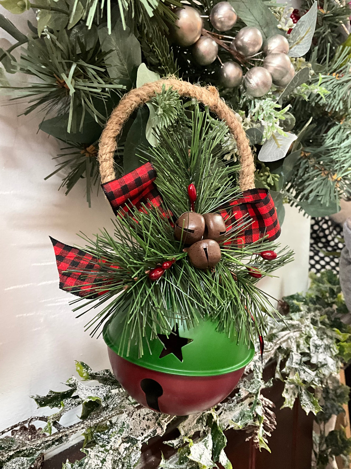 Metal Bell Red Green