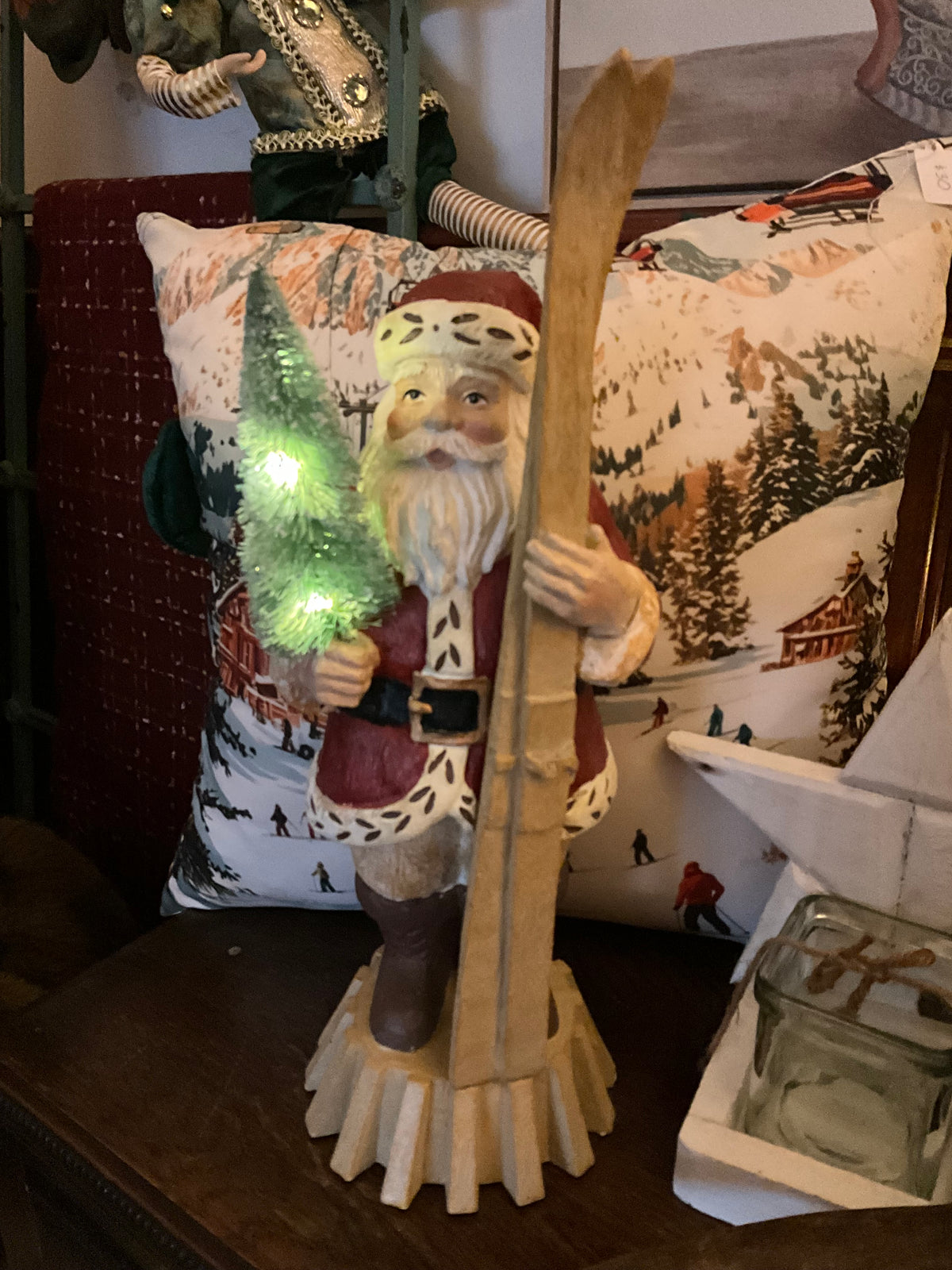 Light Up Ski Santa RAZ