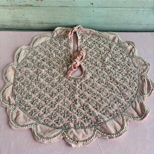 Pink Tree Skirt Small