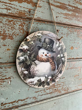 Load image into Gallery viewer, Snowman Sign