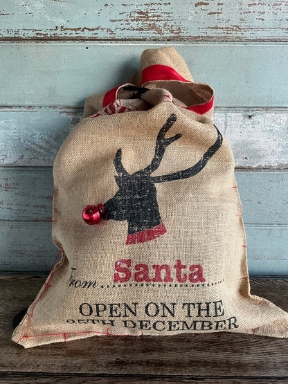 Hessian Santa Sack