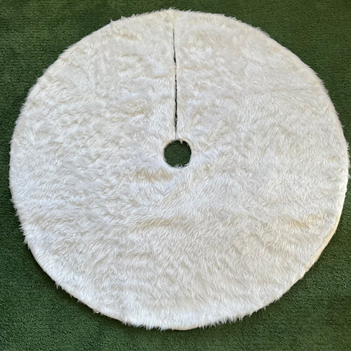 Faux Fur Tree Skirt