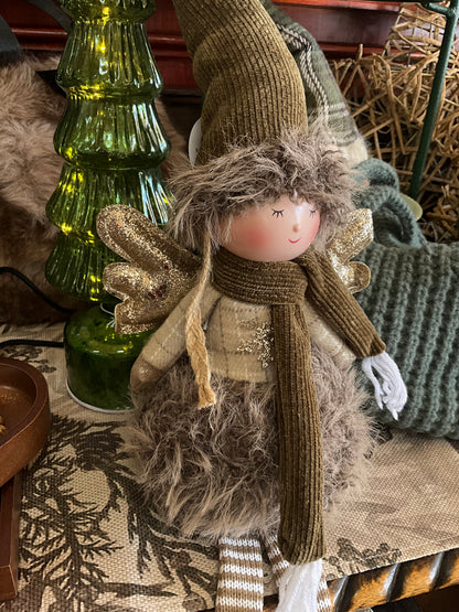 Brown Gold Angel