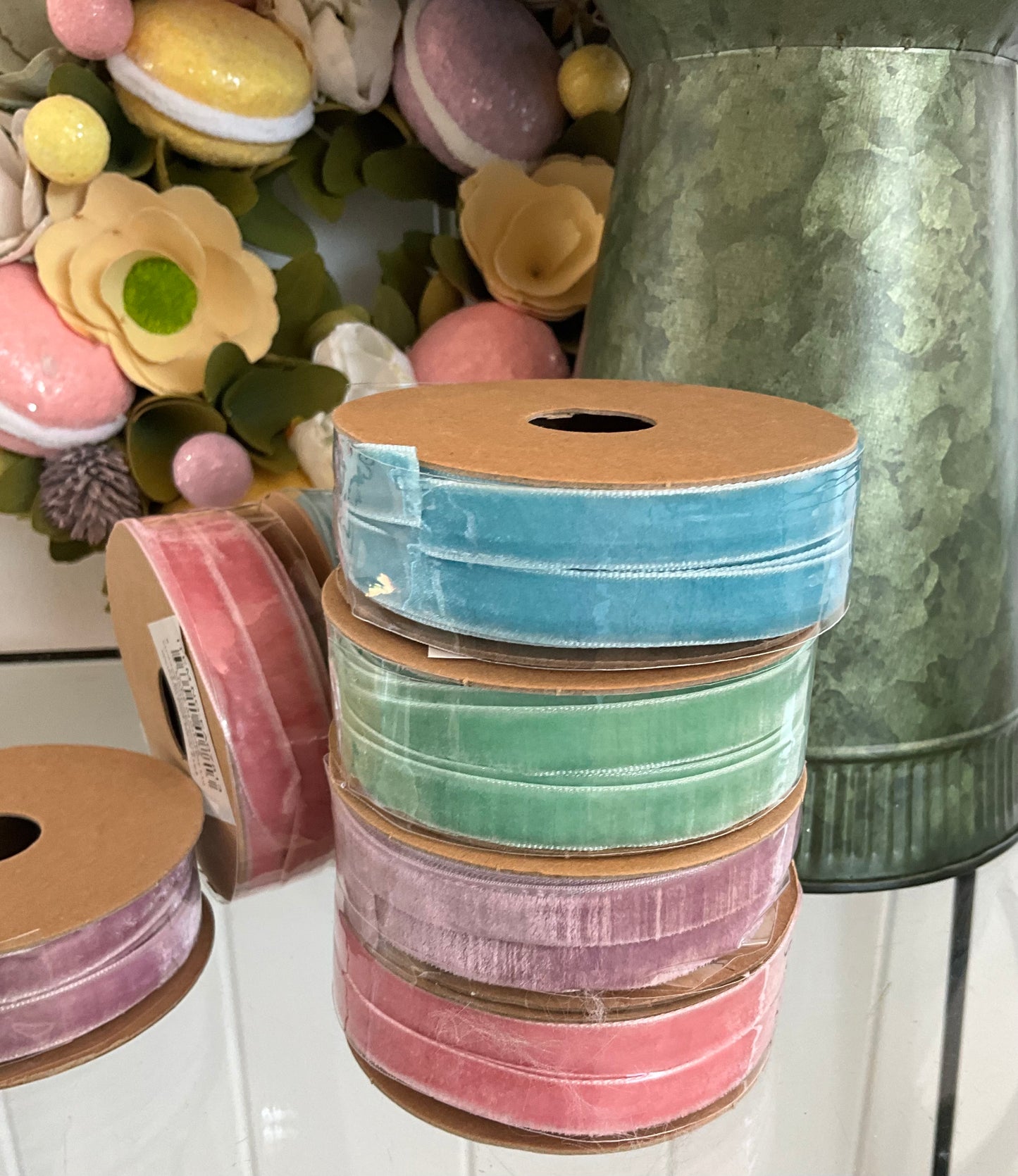 Set of 4 Velvet Ribbons
