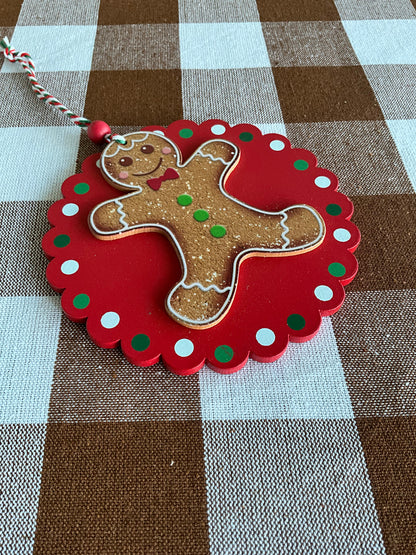 Wood Gingerbread Deco