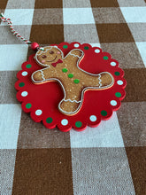 Load image into Gallery viewer, Wood Gingerbread Deco