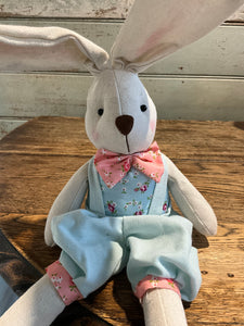 Blue Master Bunny Plush