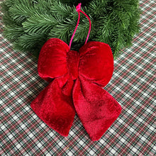 Load image into Gallery viewer, Burgundy Red Bow