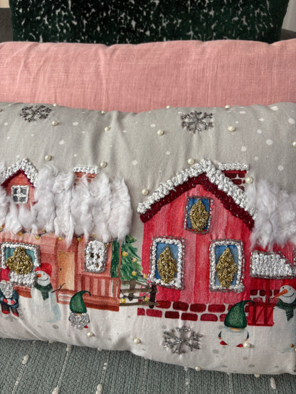 Snow Village Cushion