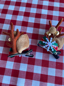 Reindeer Hair Clips