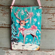 Load image into Gallery viewer, Pink Retro Deer Sign