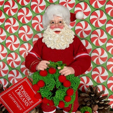 Load image into Gallery viewer, Santa Making a Wreath