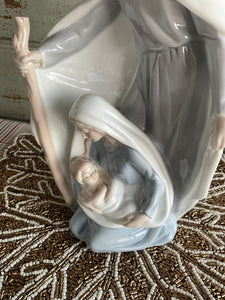 Blue White Holy Family