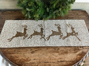 Beaded Table Runner