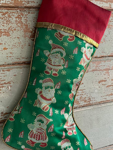 Retro Santa Stocking