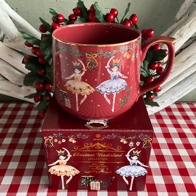 Ballerina Christmas Mug