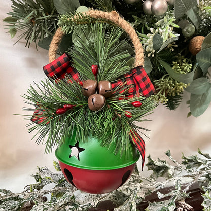 Metal Bell Red Green