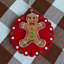 Load image into Gallery viewer, Wood Gingerbread Deco