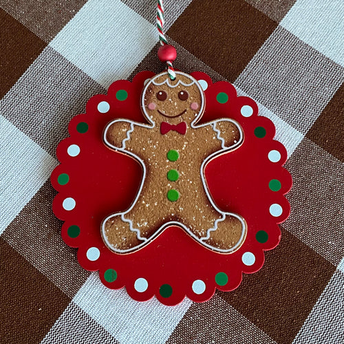 Wood Gingerbread Deco