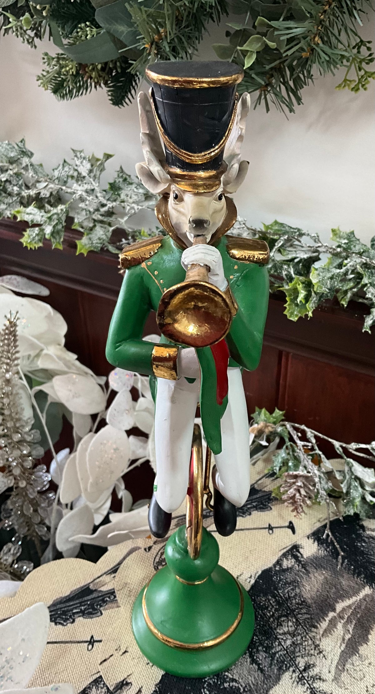 Nutcracker Reindeer with Trumpet