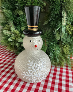 Snowman LED with Snowflake