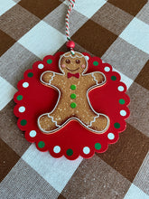 Load image into Gallery viewer, Wood Gingerbread Deco