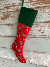 Load image into Gallery viewer, Red Green Stocking