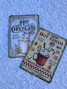 Hot Chocolate Tin Sign