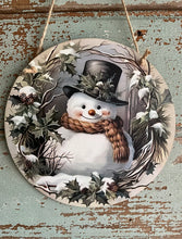 Load image into Gallery viewer, Snowman Sign