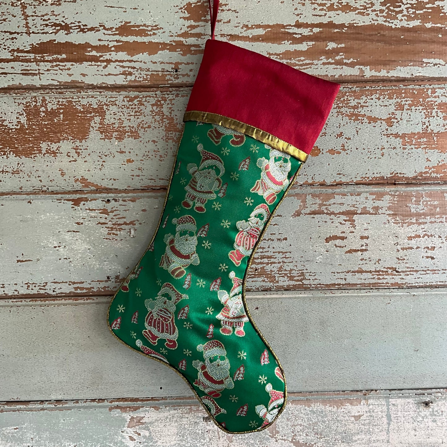 Retro Santa Stocking