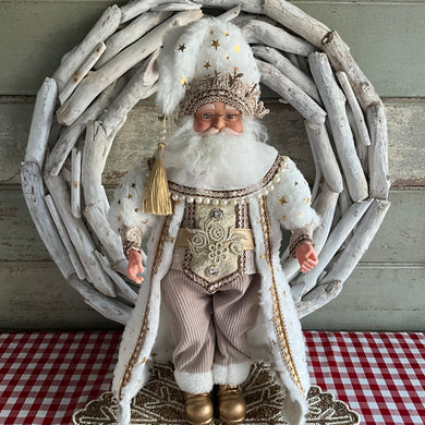 White Gold Santa