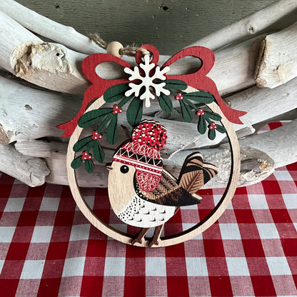 Wooden Country Bird