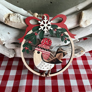 Wooden Country Bird