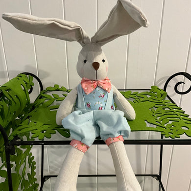 Blue Master Bunny Plush