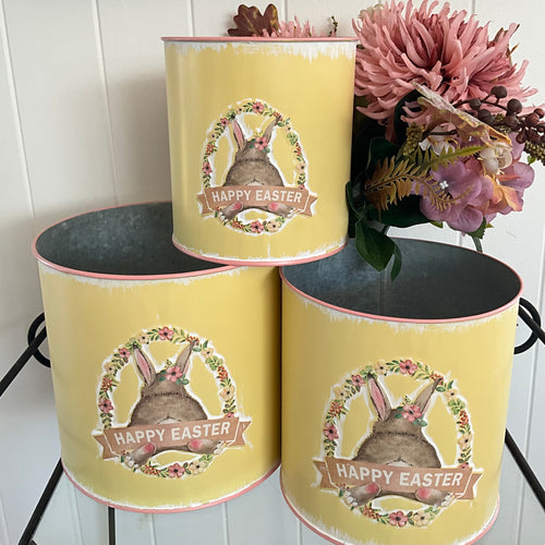 Set 3 Metal Planters