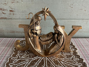 Gold Holy Family Joy