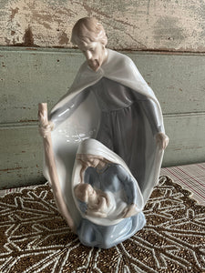 Blue White Holy Family