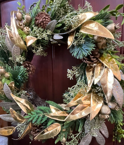 Gold Leaf Wreath