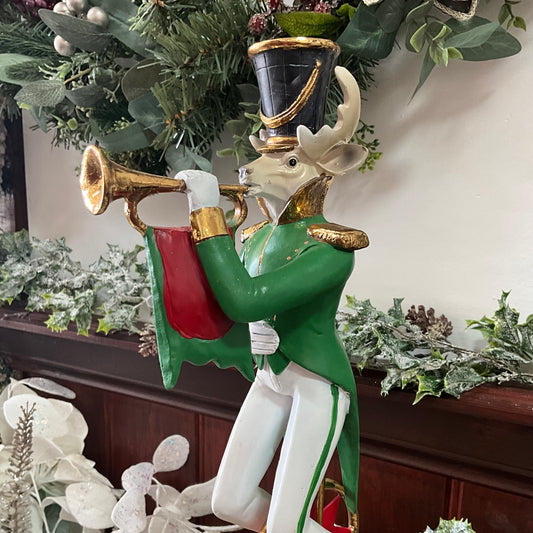 Nutcracker Reindeer with Trumpet