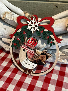 Wooden Country Bird