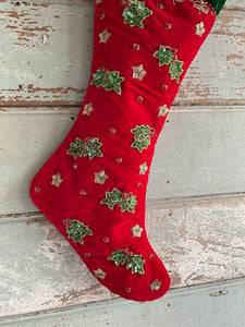 Red Green Stocking