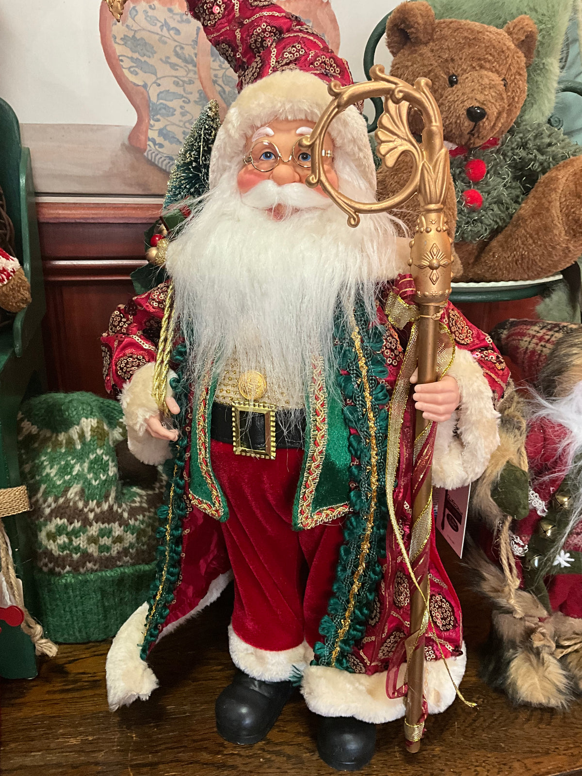 Traditional Musical Santa