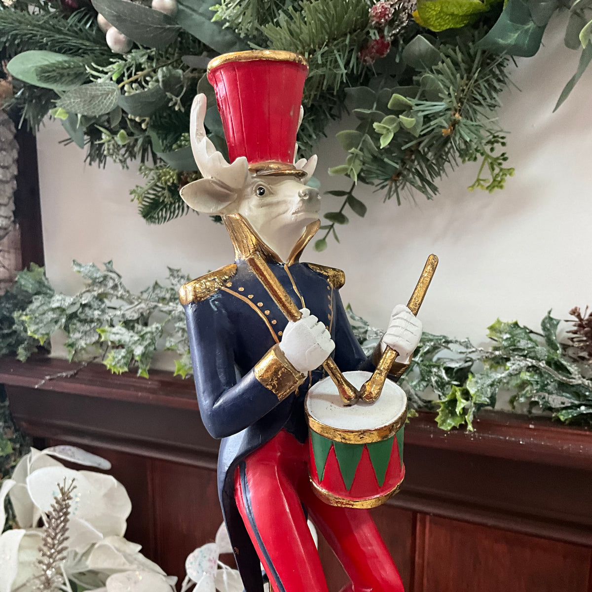 Nutcracker Reindeer with Drum