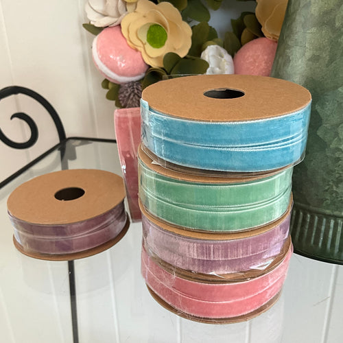 Set of 4 Velvet Ribbons